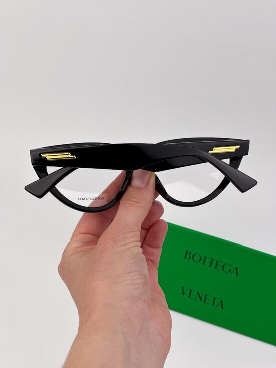 Bottega Veneta Women Eyeglasses Black Cat Eye BV1193O 001 NEW AUTHENTIC main image 7